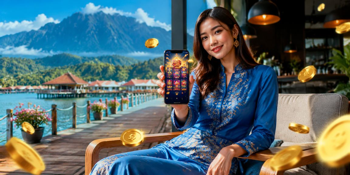 Pengguna di Sabah mengakses platform dalam talian ae66 dengan memakai baju kurung
